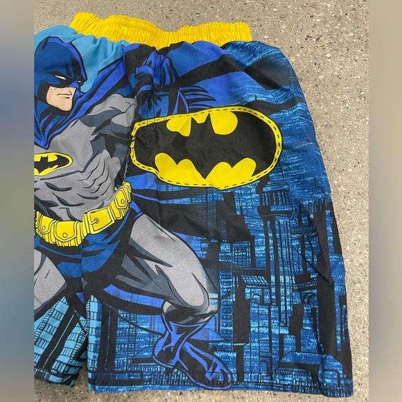 Officially Licensed Batman DC comics swim trunks 3T Front & Back Gotham Graphics - Picture 4 of 11